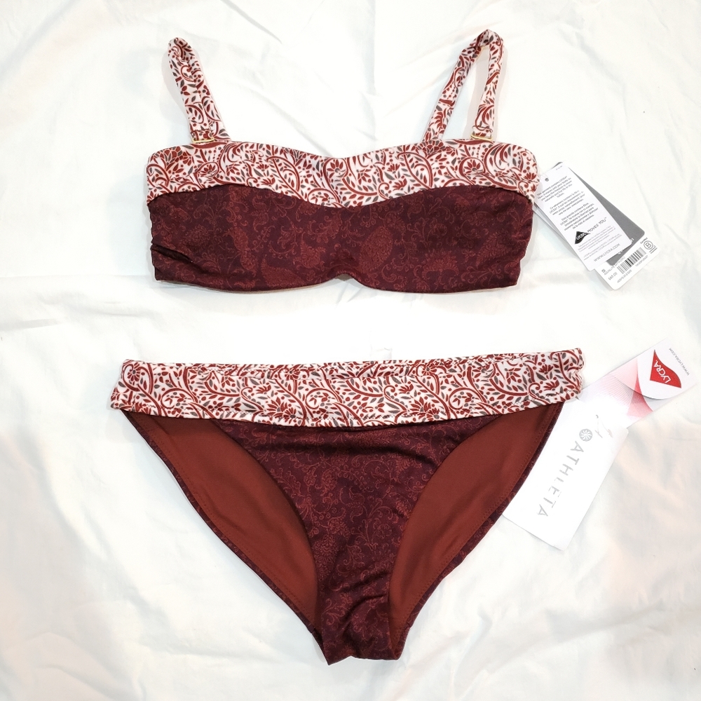 Athleta 2 piece aqualuxe swimsuit